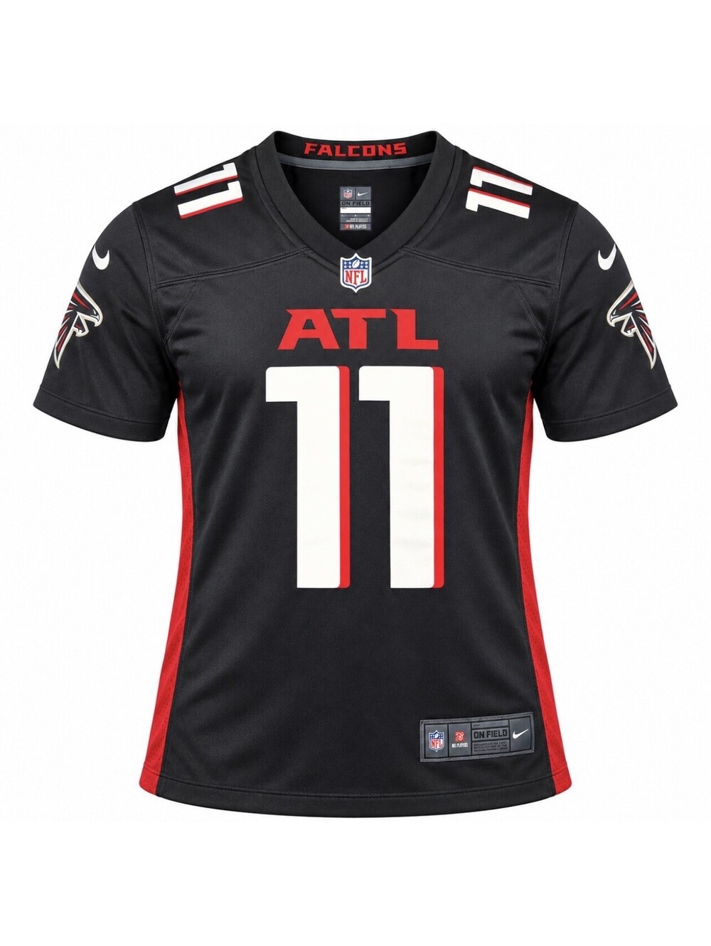 Nike Julio Jones Atlanta Falcons #11 NFL On Field Jersey Women’s Large Black New